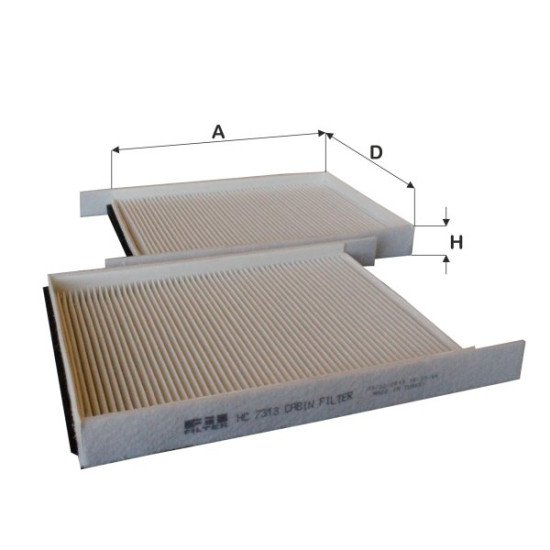 Fil Filter HC 7313 Kabin Hava Filtresi | MERCEDES-BENZ Referanslı