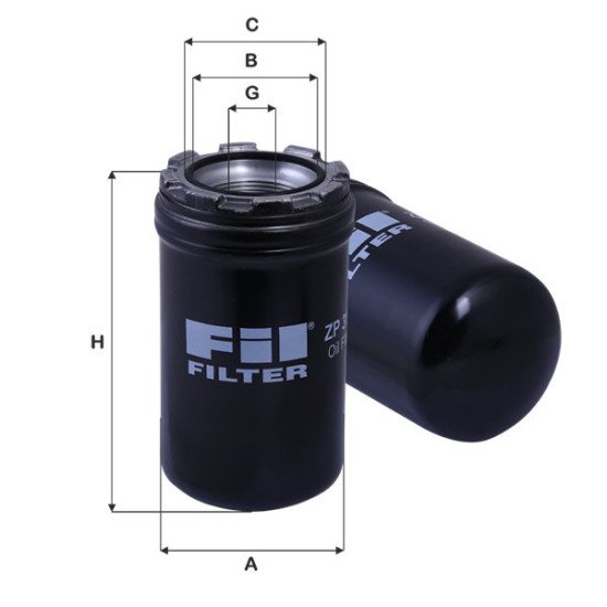 Fil Filter ZP 3160 MG Çalışma Hidroliği Filtresi | CASE IH / CATERPILLAR Referanslı