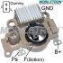 Mobiletron VR-H2009-112 Alternatör Voltaj Regülatörü 14.5V (L-Dummy Terminalli, Soft Start)