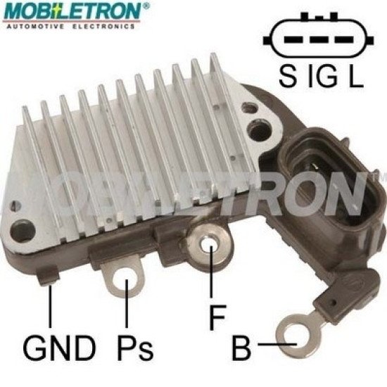 Mobiletron VR-H2005-32A Alternatör Voltaj Regülatörü (Konjektör) 14.4 V