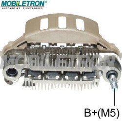 Mobiletron RM-145 Alternatör Doğrultucu (Rectifier) 75 mm Montaj Boyu – M5 Akü Kutbu, 8×30A Diyot