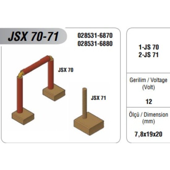 12V MARŞ MOT. KÖMÜRÜ