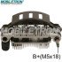 Mobiletron RM-39HV Alternatör Diyot Tablası (Şarj Doğrultucu) 85 mm M5