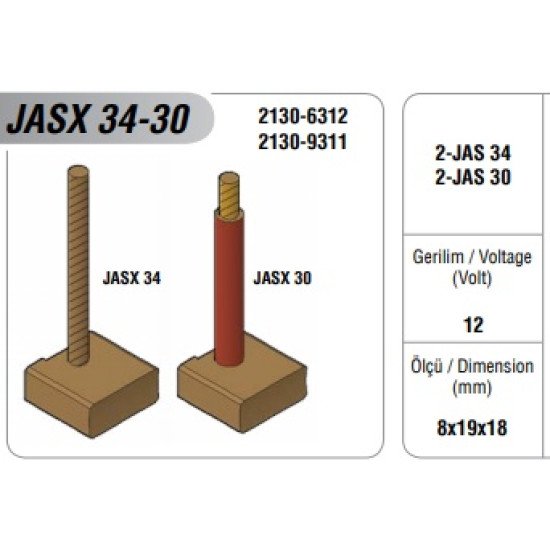 12V MARŞ MOT. KÖMÜRÜ