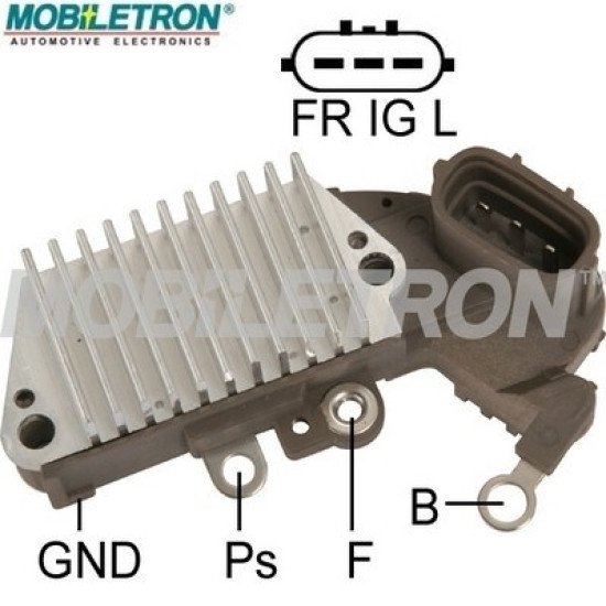 Mobiletron VR-H2005-62A Alternatör Konjektör (Voltaj Regülatörü) 14.4V (A-Circuit, FR-IG-L Terminalli)