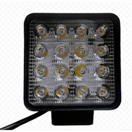 ÇALIŞMA LAMBASI 16 LED KARE 28MM