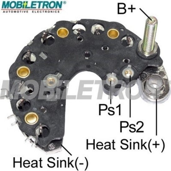 Mobiletron RP-41 Alternatör Diyot Tablası (Rectifier) 8–50A Avalanche Diyotlu