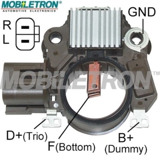 Mobiletron VR-H2009-205B 24 V Alternatör Voltaj Regülatörü (Konjektör) 28.4 V Set Noktası (R-L Terminalli)