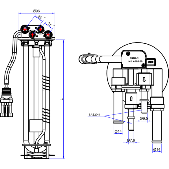ADBLUE (ÜRE TANKI) ŞAMDIRASI EURO 5 / ISUZU