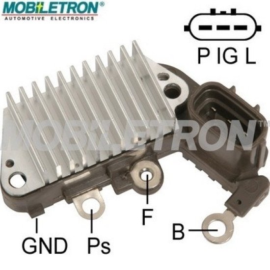 Mobiletron VR-H2005-60 Alternatör Voltaj Regülatörü 14.4V (P-IG-L Terminalli)