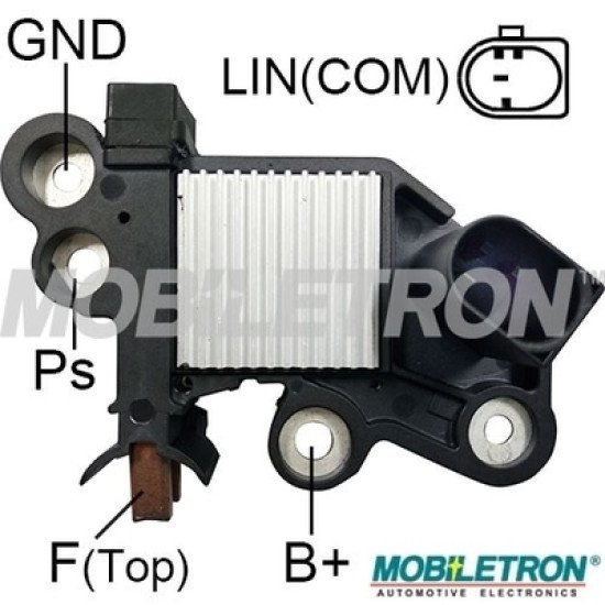 Mobiletron VR-B854 Alternatör Voltaj Regülatörü (Konjektör) 14.3 V – LIN 1.3 (19200 Baud) – ID Code: 24