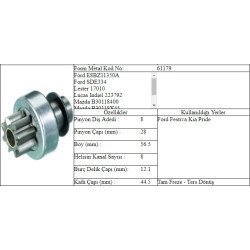 M.DİŞLİ 8 DİŞ FORD KIA TERS FREZE M.DİŞLİ 8 DİŞ FORD KIA TERS FREZE