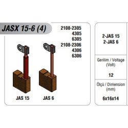 12V MARŞ MOT. KÖMÜRÜ