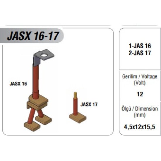 12V MARŞ MOT. KÖMÜRÜ