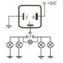 FLAŞER 12V 3 UÇLU JAPON TİP NISSAN HONDA MFL 30