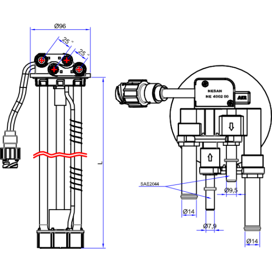 ADBLUE (ÜRE TANKI) ŞAMDIRASI / KARSAN - FLOTEKS (H