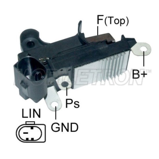 Mobiletron VR-D291 Alternatör Voltaj Regülatörü (Konjektör) 14.5 V – LIN 2.0 (ID Code: 124)