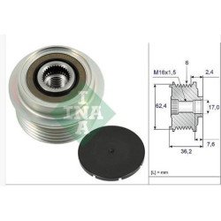 ALTERNATÖR KASNAĞI 6 KANAL TOYOTA YARIS