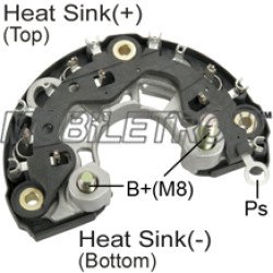 Mobiletron MOBIL RB-116H Alternatör Şarj Doğrultucu 120 mm