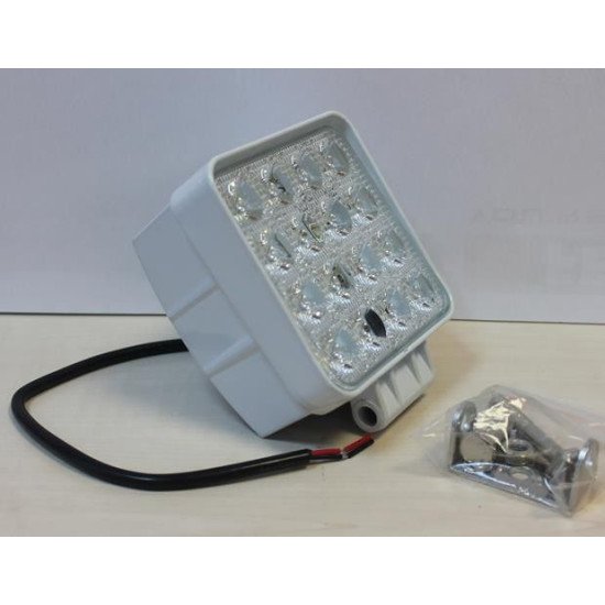 16 LEDLİ ÇALIŞMA LAMBASI 9-60V KARE KALIN