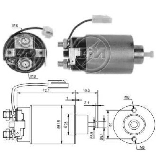 MARŞ OTO.12V HYUNDAI ELENTRA - SONATA / MITSUBISHI MARŞ OTO.12V HYUNDAI ELENTRA - SONATA / MITSUBISHI
