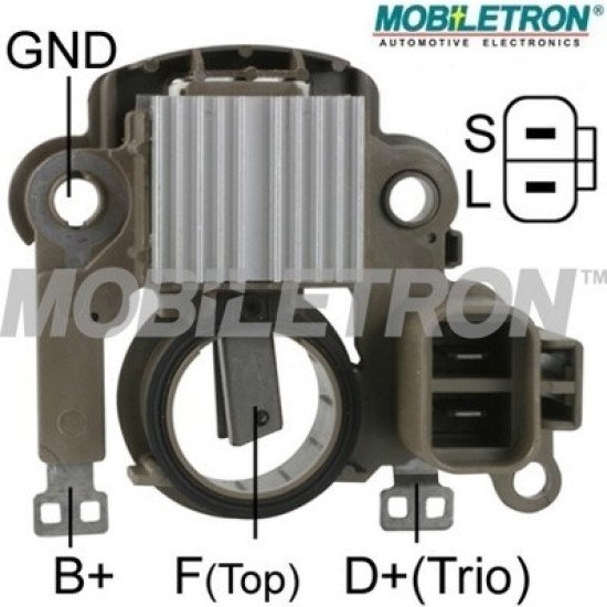 Mobiletron VR-H2009-79 Alternatör Voltaj Regülatörü (Konjektör) 14.5V (S-L Terminalli)