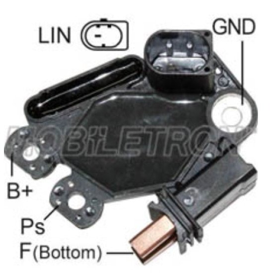 Mobiletron VR-V8056 Alternatör Voltaj Regülatörü (Konjektör) 14.3 V Set Noktası – LIN 1.3