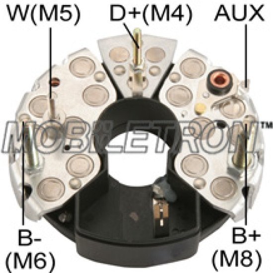 Mobiletron RB-62H Alternatör Şarj Doğrultucu 120 mm