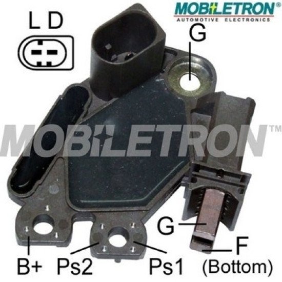 Mobiletron VR-PR2293 Alternatör Voltaj Regülatörü (Konjektör) 14.6V L-D Terminal