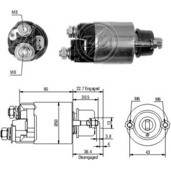 MARŞ OTOMATİĞİ 12V KUBOTA/MAZDA