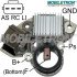 Mobiletron VR-H2009-98 Alternatör Voltaj Regülatörü (RVC Kontrollü) 13.9V Set Noktalı (2.2µF Kapasitörlü, AS-RC-LI Terminalli)