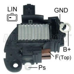 Mobiletron VR-F171 Alternatör Voltaj Regülatörü (Konjektör) 14.1 V – LIN 1.3 – B-Circuit (ID Code: 12)
