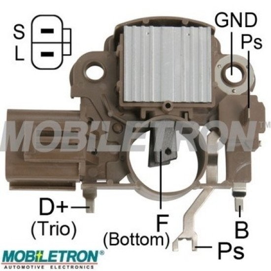 Mobiletron VR-H2009-24 Alternatör Voltaj Regülatörü 14.5V (A-Circuit, S-L Terminalli)