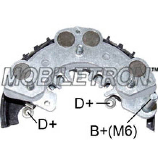 Mobiletron Alternatör Redresörü 103mm M6 Akü Postu (Diyot Trio) - RH-26