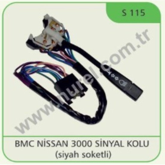 BMC NISSAN 3000 SİNYAL KOLU (SİYAH SOKETLİ) BMC NISSAN 3000 SİNYAL KOLU (SİYAH SOKETLİ)