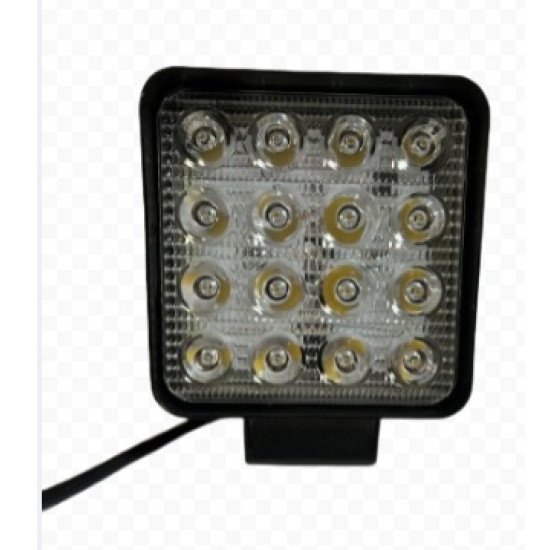 ÇALIŞMA LAMBASI 16 LED KARE 28MM