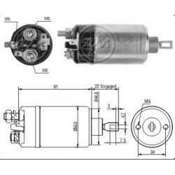 MARŞ OTOMATİĞİ 12V FORD / OPEL ESKI MODEL INCE GOV MARŞ OTOMATİĞİ 12V FORD / OPEL ESKI MODEL INCE GOV