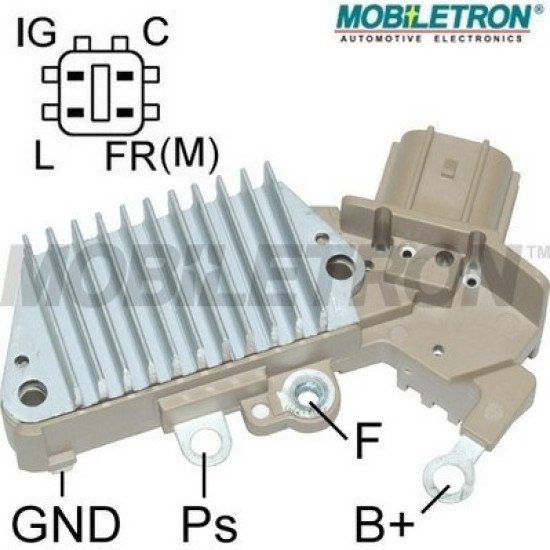Mobiletron VR-H2005-197 Alternatör Voltaj Regülatörü (Konjektör) 14.1 V Set Noktası – IG-C-L-FR Terminalli
