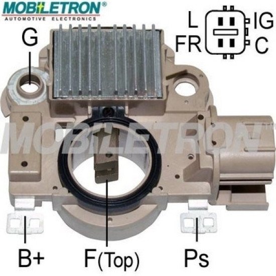 Mobiletron VR-H2009-113 Alternatör Voltaj Regülatörü (Konjektör) 14.5V – IG-C-L-FR Terminalli