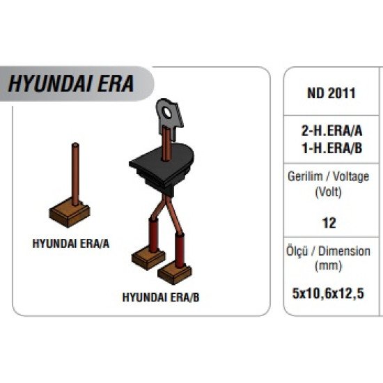 12V MARŞ MOT. KÖMÜRÜ