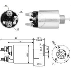 MARŞ OTOMATİĞİ 12V CITR.BERLİNGO/PEUGEOT 206-307