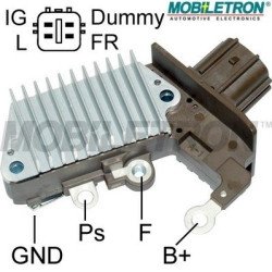 Mobiletron VR-H2005-187 Alternatör Voltaj Regülatörü (Konjektör) 14.4V Set Noktalı (IG-Dummy-L-FR Terminalli)