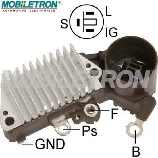 Mobiletron VR-H2005-33A Alternatör Voltaj Regülatörü 14.4V (S-IG-L Terminalli)