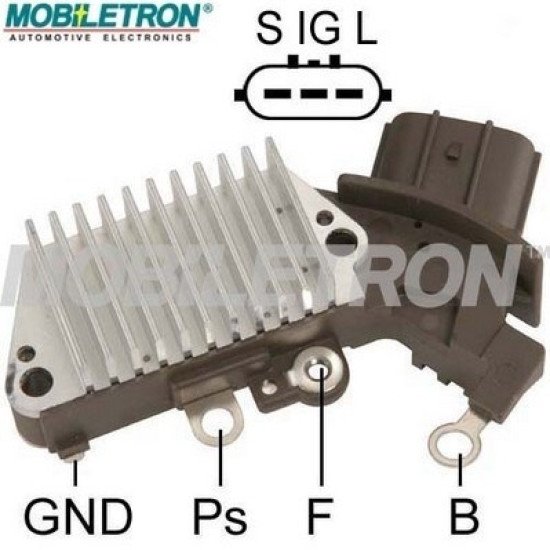 Mobiletron VR-H2005-36A Alternatör Konjektör (Voltaj Regülatörü) 14.4V – S-IG-L Terminalli