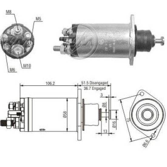 MARŞ OTOMATİĞİ 24V 28MT MERCEDES-BENZ KAMYON