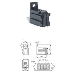 PLASTİK RÖLE SOKETİ MICRO RÖLE İÇİN MRC 1