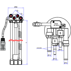 ADBLUE (ÜRE TANKI) ŞAMDIRASI / FORD (DC46-5J241-DA