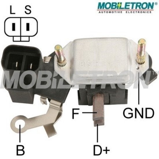 Mobiletron VR-H2000-30 Alternatör Voltaj Regülatörü 14.5V (S-L Terminalli)