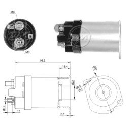 MARŞ OTOMATİĞİ OPEL DELCO 2 DELİK 12V