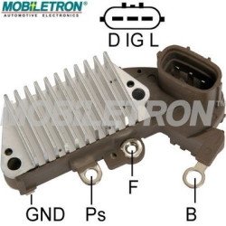 Mobiletron VR-H2005-48A Alternatör Voltaj Regülatörü (Konjektör) 14.4V (D-IG-L Terminalli)